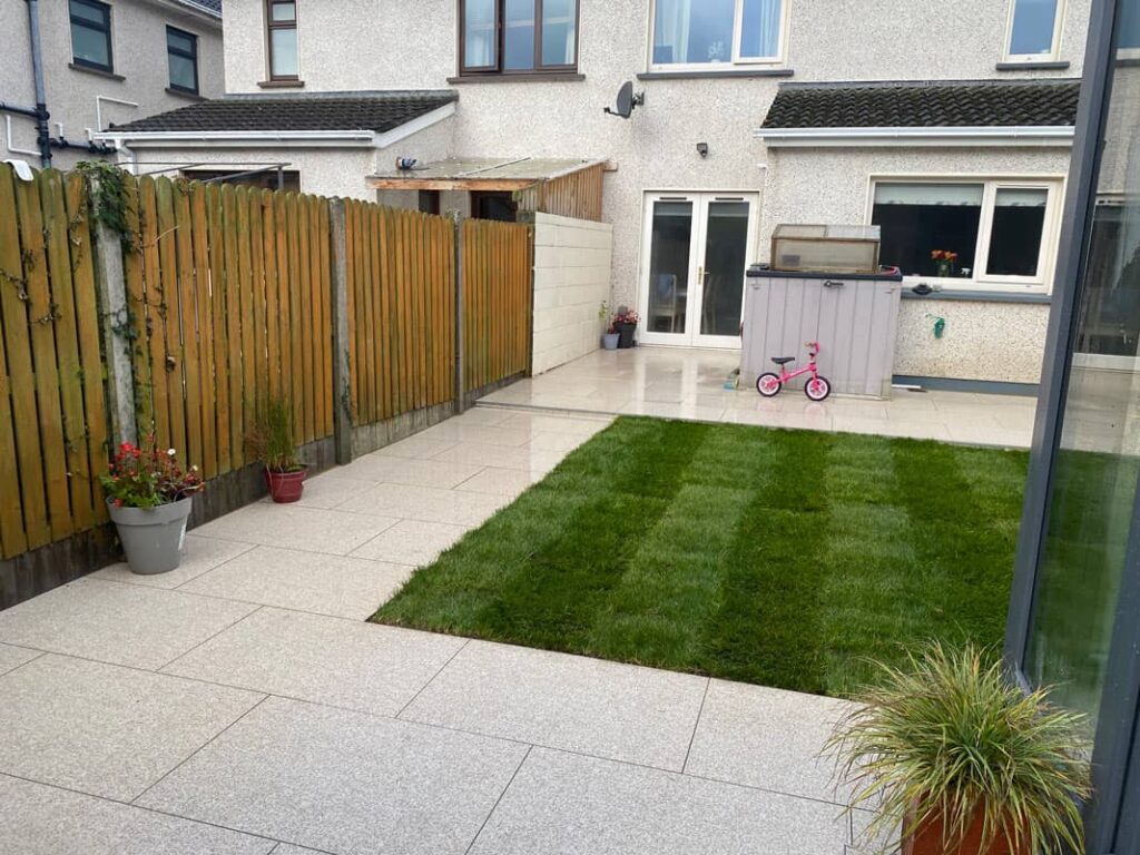 landscaping case study - Maynooth Back Garden - AFTER pic