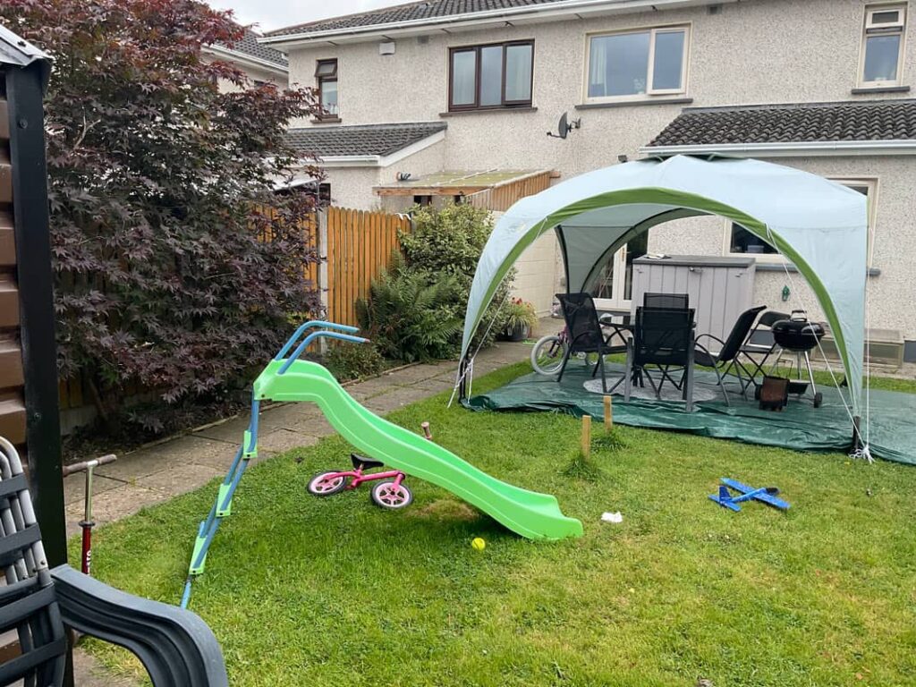 landscaping case study - Maynooth Back Garden - BEFORE pic