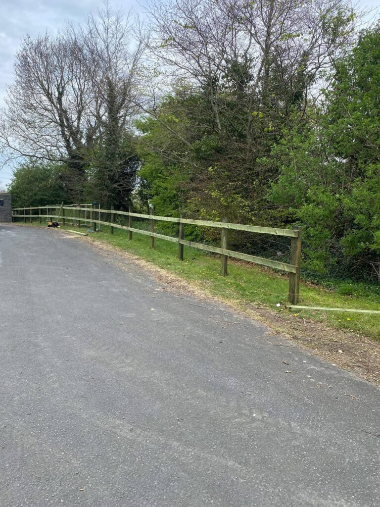 Punchestown Racecourse Dublin Road Entrance - landscaped by Oak Lodge Landscapes